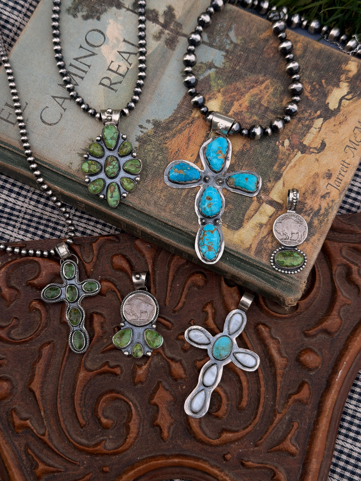 Ivy Cross Pendant