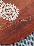 Chunky gold hand chain