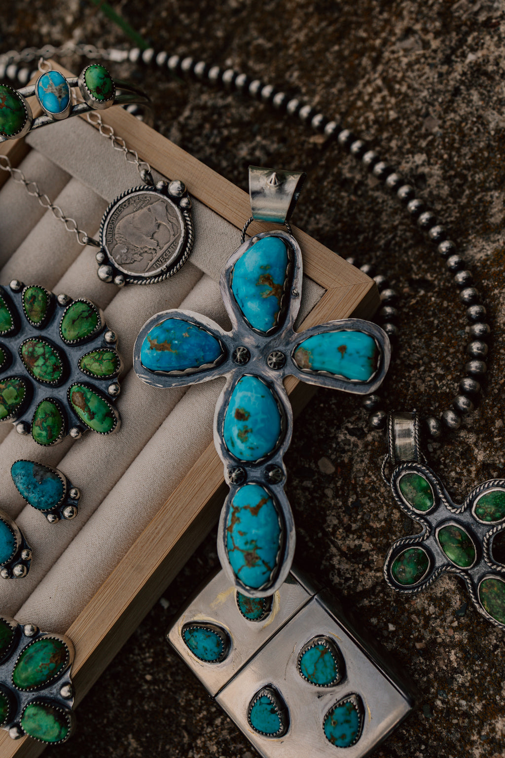 Ivy Cross Pendant