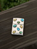 Mixed Stone Zippo Lighter